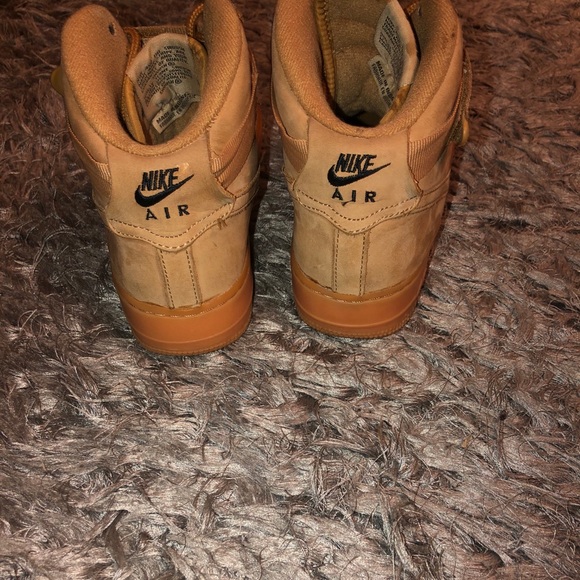 Wheat High Top Air Forces - Picture 4 of 7